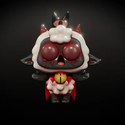 Cult of the Lamb - Mô hình The Lamb | File STL để sơn (Không kèm đế)