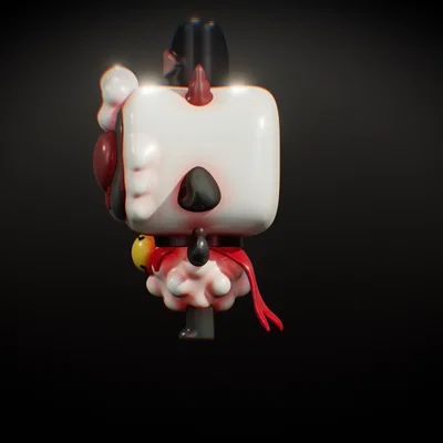 Cult of the Lamb - Mô hình The Lamb | File STL để sơn (Không kèm đế)