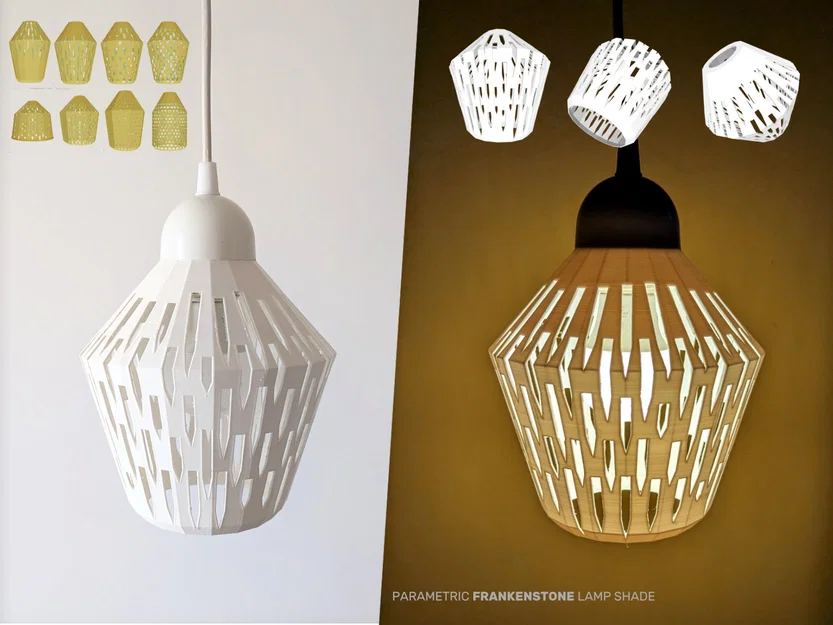 Chụp đèn Frankenstone (Parametric) - Image 1