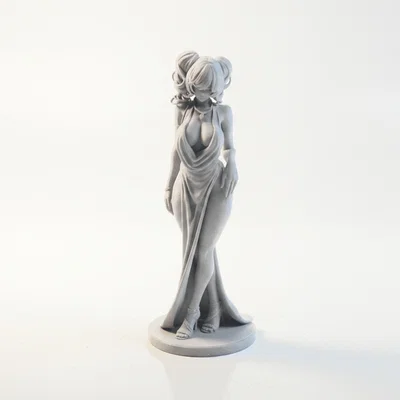 Mô hình 3D nhân vật nữ quyến rũ (Busty Lady Figurine)