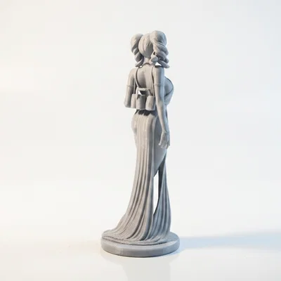 Mô hình 3D nhân vật nữ quyến rũ (Busty Lady Figurine)