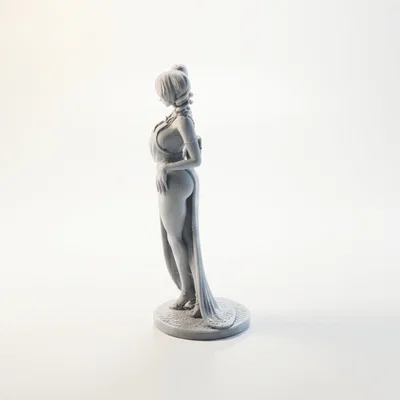 Mô hình 3D nhân vật nữ quyến rũ (Busty Lady Figurine)