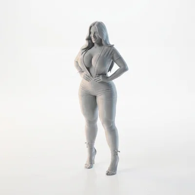 Mô Hình 3D In Ấn: Tượng Nữ Nhân Trùm Mũ