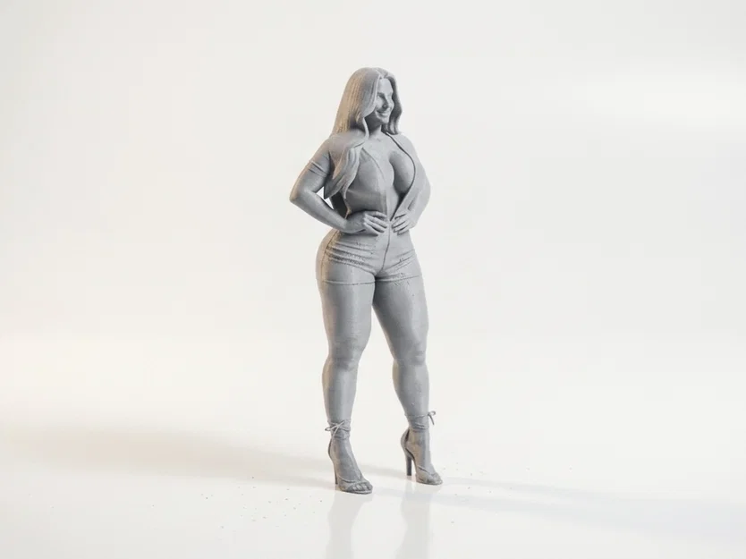Mô Hình 3D In Ấn: Tượng Nữ Nhân Trùm Mũ - Image 2