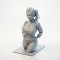 Mô hình tượng bán thân nữ 3D - Busty Lady Bust - Thumbnail 1