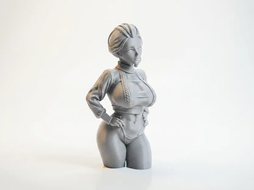Mô hình tượng bán thân nữ 3D - Busty Lady Bust - Image 2