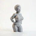 Mô hình tượng bán thân nữ 3D - Busty Lady Bust - Thumbnail 2