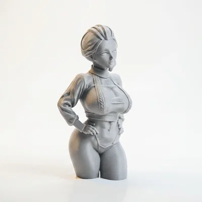 Mô hình tượng bán thân nữ 3D - Busty Lady Bust