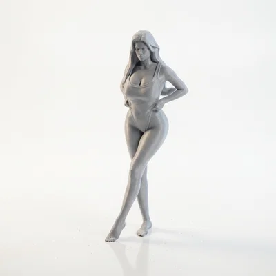 Mô hình tượng người phụ nữ mặc đồ bơi sang trọng để in 3D