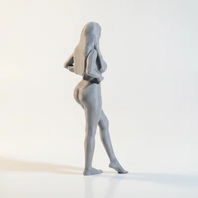 Mô hình tượng người phụ nữ mặc đồ bơi sang trọng để in 3D
