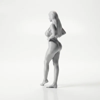 Mô hình tượng người phụ nữ mặc đồ bơi sang trọng để in 3D