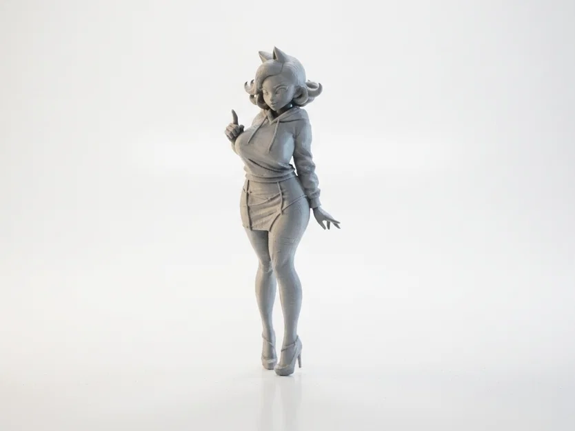 Mô hình tượng Anime cô nàng tai mèo gợi cảm - In 3D - Image 1