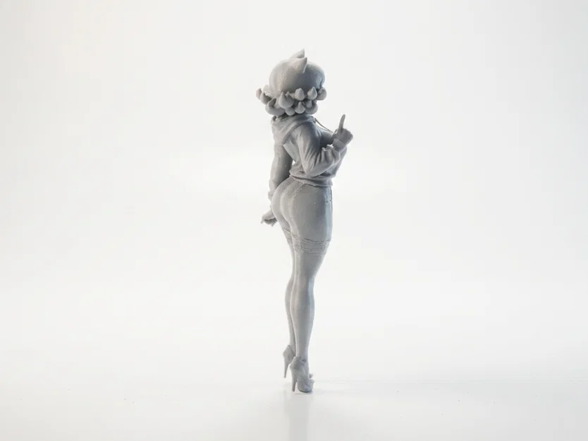 Mô hình tượng Anime cô nàng tai mèo gợi cảm - In 3D - Image 3