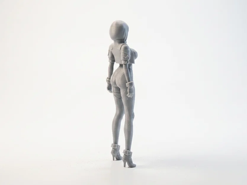 Mô hình Android Nữ phong cách Sci-Fi in 3D - Image 3