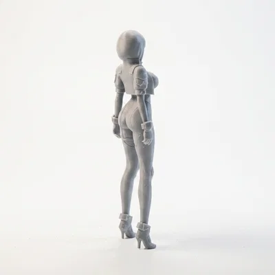 Mô hình Android Nữ phong cách Sci-Fi in 3D