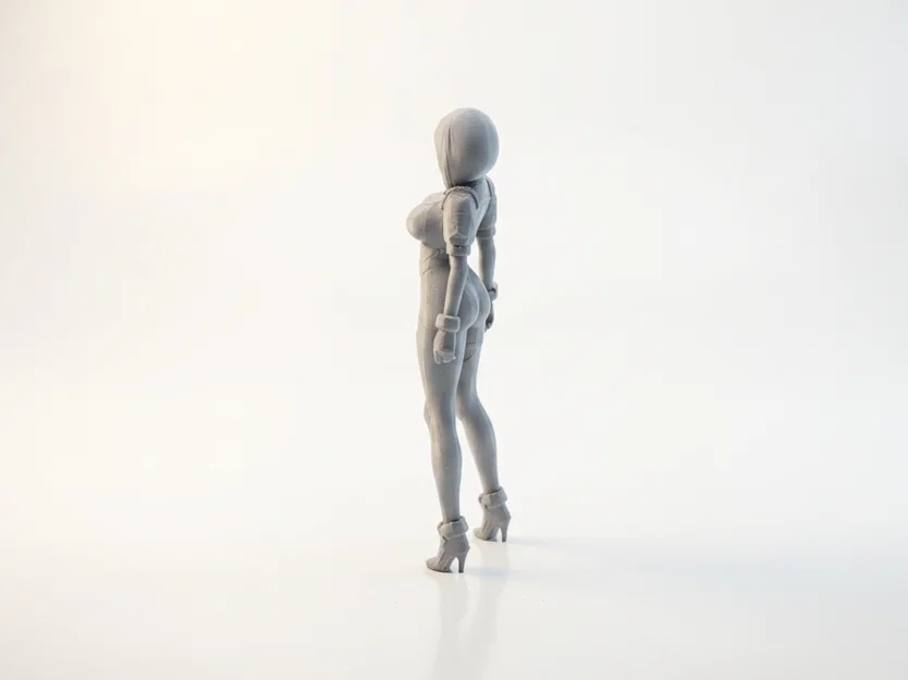 Mô hình Android Nữ phong cách Sci-Fi in 3D - Image 4