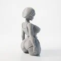 Mô hình tượng bán thân nữ điêu khắc in 3D - Thumbnail 3