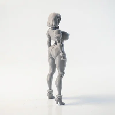 Mô hình tượng nhân vật nữ 3D - Busty Lady Figurine