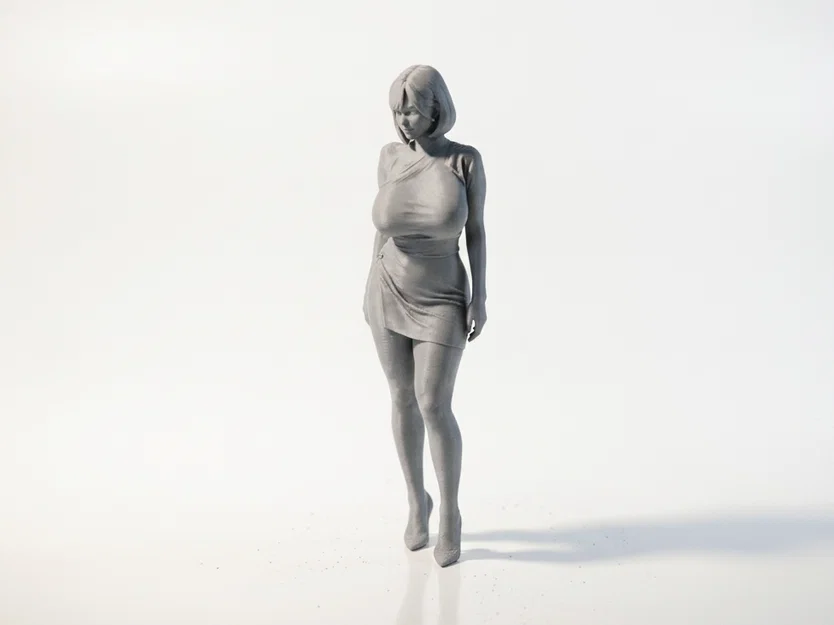 Mô Hình Tượng Nữ Thanh Lịch In 3D Sưu Tầm - Image 1