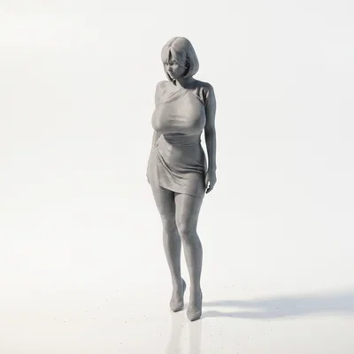 Mô Hình Tượng Nữ Thanh Lịch In 3D Sưu Tầm