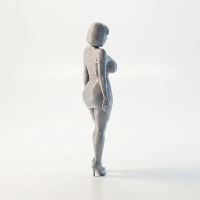 Mô Hình Tượng Nữ Thanh Lịch In 3D Sưu Tầm
