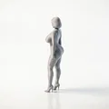 Mô Hình Tượng Nữ Thanh Lịch In 3D Sưu Tầm - Thumbnail 4
