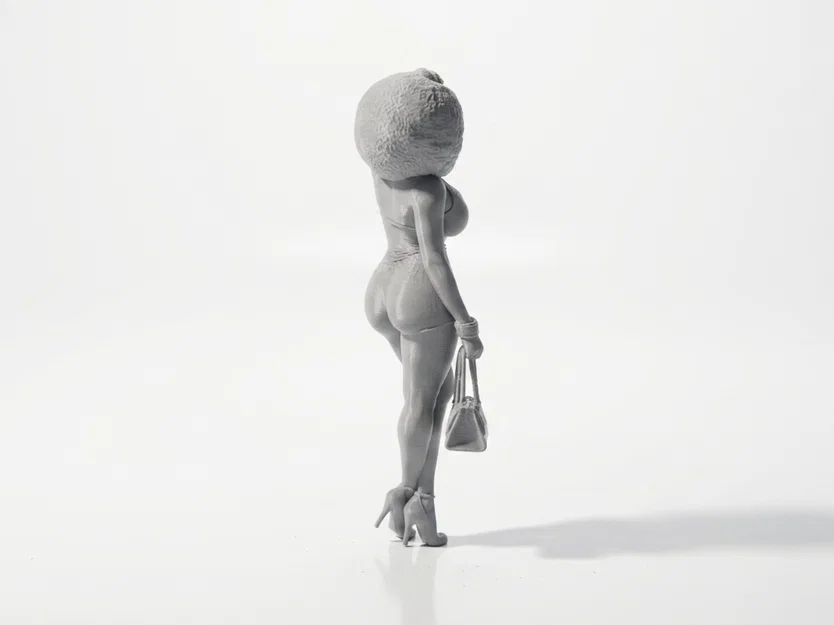 Mô hình tượng nữ quý cô thanh lịch - File in 3D - Image 3