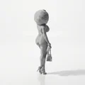 Mô hình tượng nữ quý cô thanh lịch - File in 3D - Thumbnail 3