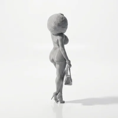 Mô hình tượng nữ quý cô thanh lịch - File in 3D