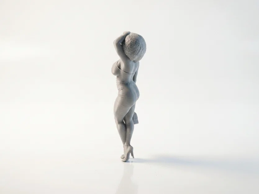 Mô hình tượng nữ quý cô thanh lịch - File in 3D - Image 4
