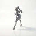 Mô hình tượng nữ nhân mặc Bodysuit in 3D - Thumbnail 4