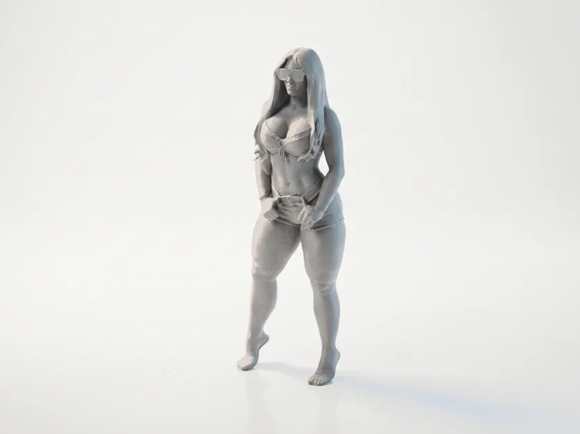 Tượng Nữ Nhân Vật - Mô Hình 3D In Ấn Nghệ Thuật - Image 1