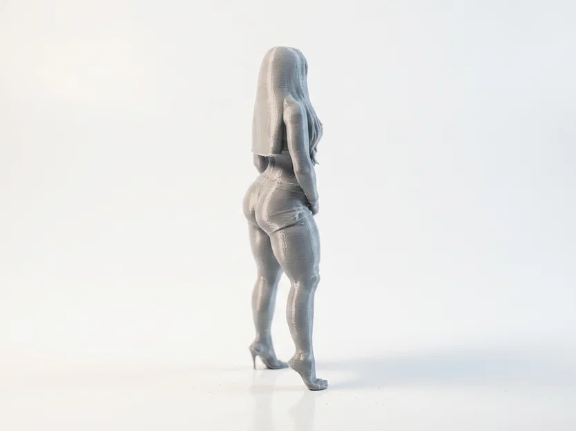 Tượng Nữ Nhân Vật - Mô Hình 3D In Ấn Nghệ Thuật - Image 3