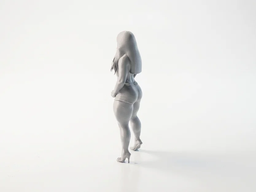 Tượng Nữ Nhân Vật - Mô Hình 3D In Ấn Nghệ Thuật - Image 4