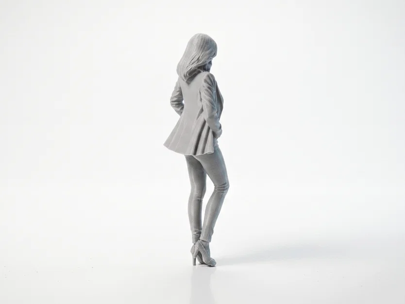 Mô hình tượng nữ nhân trùm mũ in 3D - Image 3