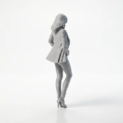 Mô hình tượng nữ nhân trùm mũ in 3D