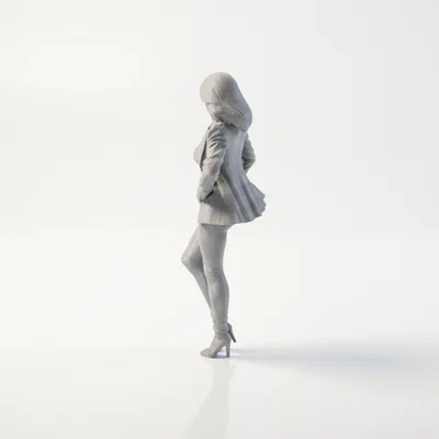 Mô hình tượng nữ nhân trùm mũ in 3D
