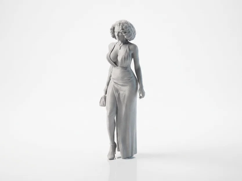 Mô hình tượng quý cô sang trọng in 3D (Elegant Lady Figurine) - Image 1