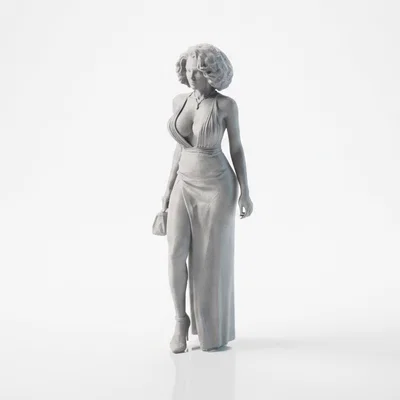 Mô hình tượng quý cô sang trọng in 3D (Elegant Lady Figurine)