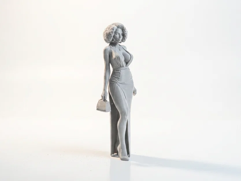 Mô hình tượng quý cô sang trọng in 3D (Elegant Lady Figurine) - Image 2
