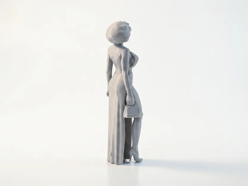 Mô hình tượng quý cô sang trọng in 3D (Elegant Lady Figurine) - Image 3