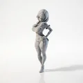 Tượng Nữ Thanh Lịch - Mô Hình In 3D Sưu Tầm - Thumbnail 1