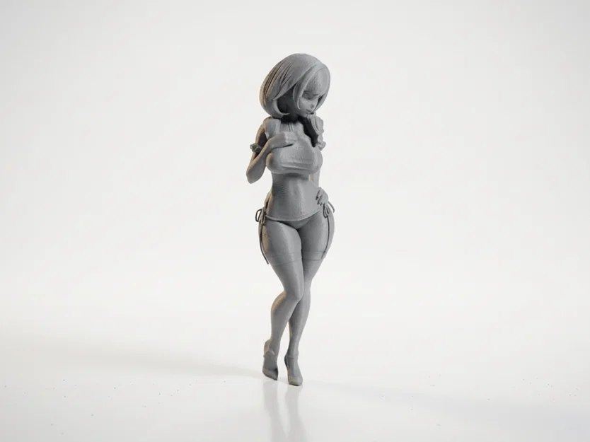 Tượng Nữ Thanh Lịch - Mô Hình In 3D Sưu Tầm - Image 2