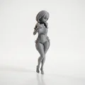 Tượng Nữ Thanh Lịch - Mô Hình In 3D Sưu Tầm - Thumbnail 2