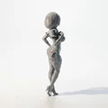 Tượng Nữ Thanh Lịch - Mô Hình In 3D Sưu Tầm - Thumbnail 3
