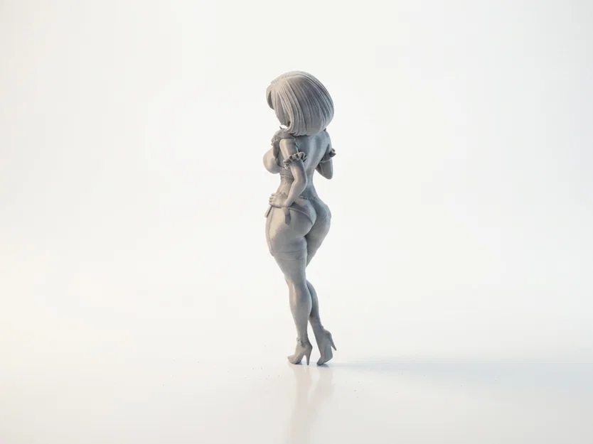 Tượng Nữ Thanh Lịch - Mô Hình In 3D Sưu Tầm - Image 4