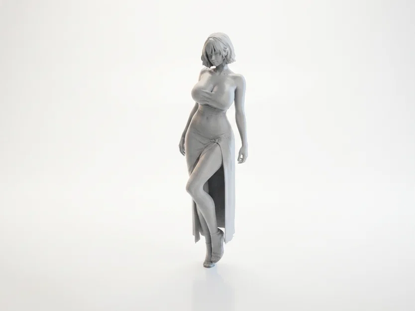 Mô hình tượng nữ nghệ thuật thanh lịch - File in 3D - Image 1
