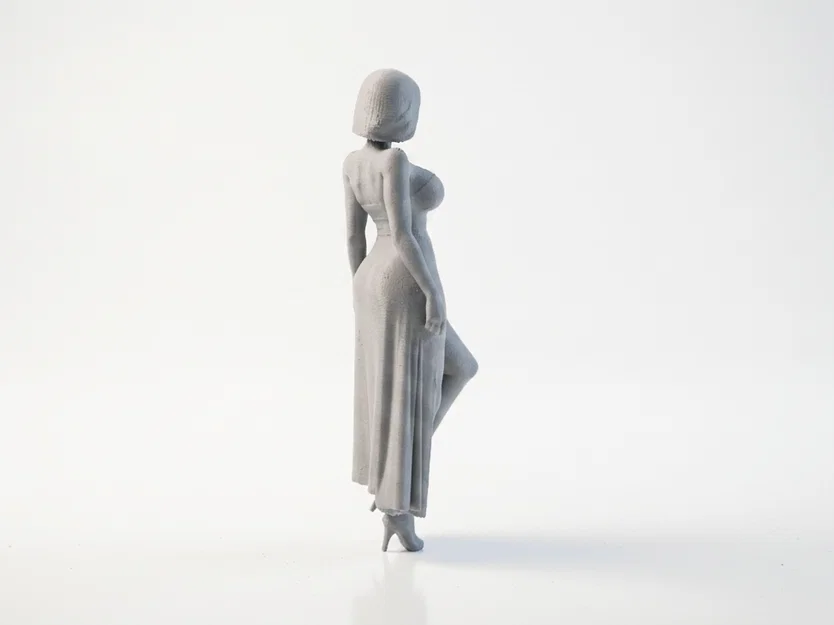 Mô hình tượng nữ nghệ thuật thanh lịch - File in 3D - Image 3