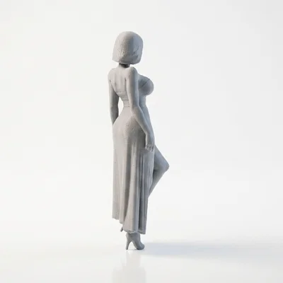 Mô hình tượng nữ nghệ thuật thanh lịch - File in 3D