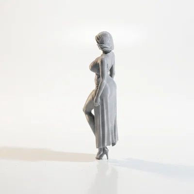 Mô hình tượng nữ nghệ thuật thanh lịch - File in 3D